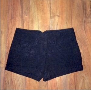 *Beautiful Maurices Navy Eyelet Shorts 1/2